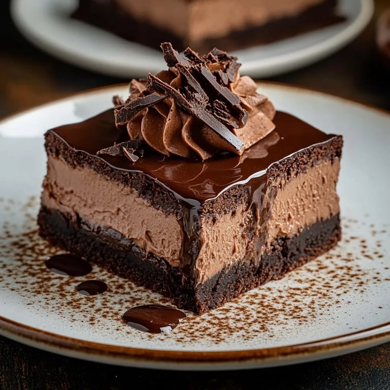 Chocolate Mousse Brownies