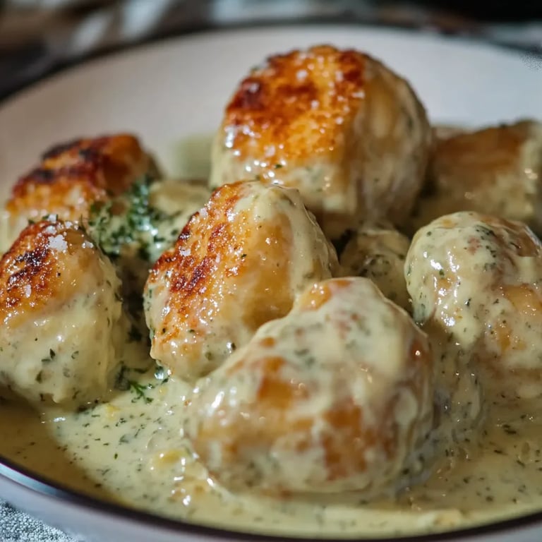 Rosenkohl in Frischkäse-Senfsauce