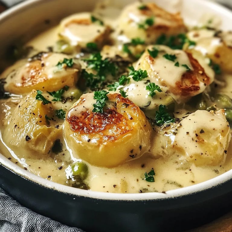 Rosenkohl in Frischkäse-Senfsauce