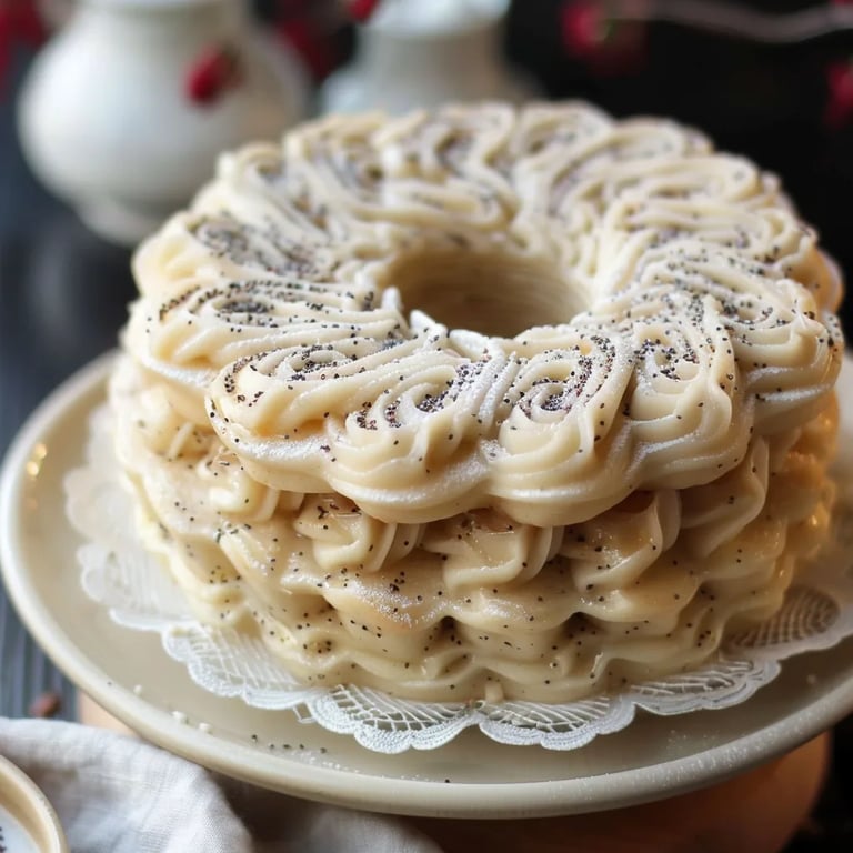 Mohn Marzipan Kringel