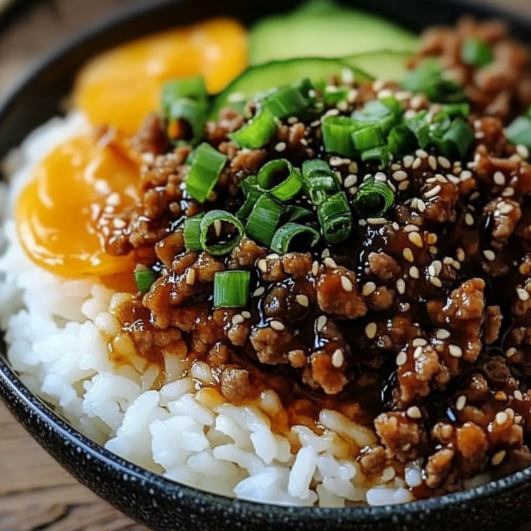 Korean Ground Beef Bowl