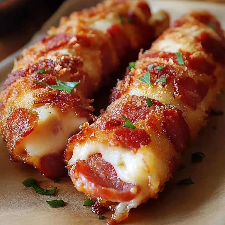 Bacon‑umwickelte Mozzarella‑Sticks: Ein Unglaublich Ultimatives Rezept für Käseliebhaber