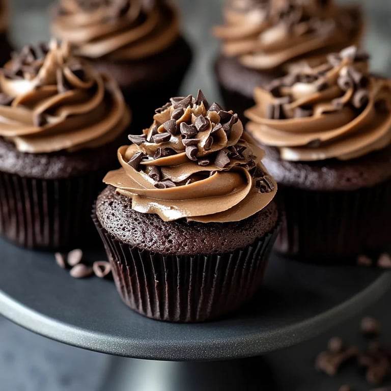 Einfache Schokoladen-Cupcakes