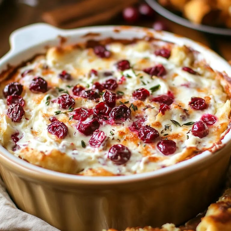 Baked Cranberry Cream Cheese Dip