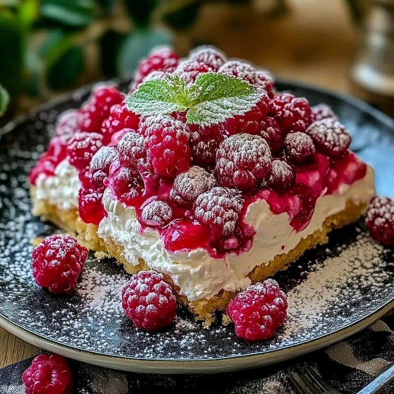 Himbeerwolke mit Mascarponecreme