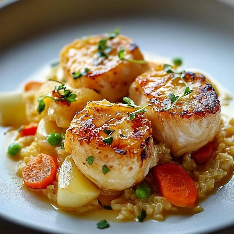 Ein-Topf-Hähnchen und Reis