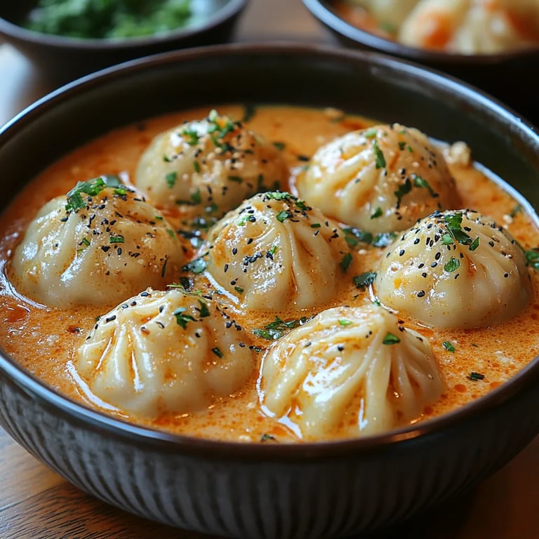 Raviolis en Soupe dans une Sauce Thaïlandaise au Curry Rouge : Une Recette Incroyable Ultime