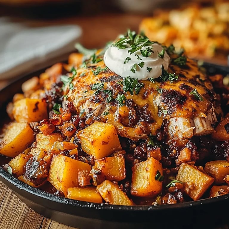 Herzhafte Truthahn-Süßkartoffel: Ein Unglaubliches Ultimatives Rezept für 4 Personen