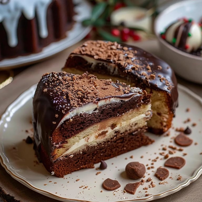 Marmor Lebkuchen - toller Kuchen für die Weihnachtszeit