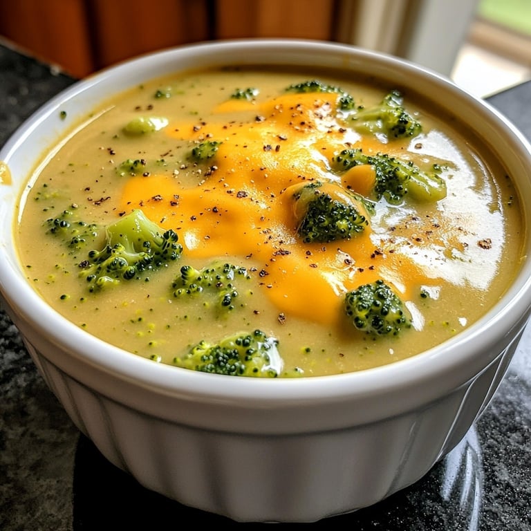 Comfort Broccoli Cheddar Soup​