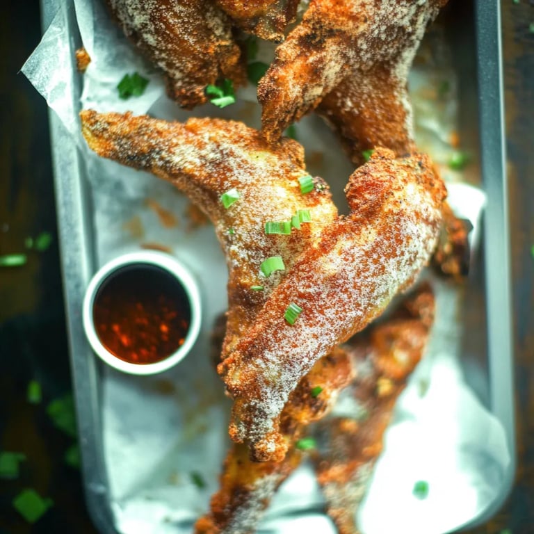 Knusprig gebratenes Hähnchen