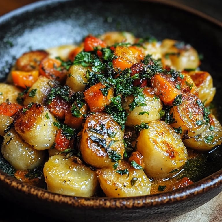 Herbstliche Gnocchi mit Kürbis und Gemüse