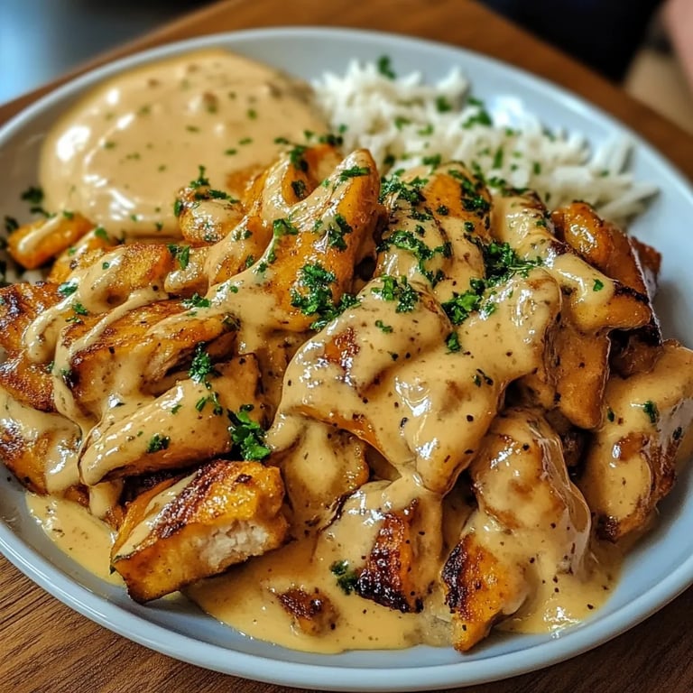 Einfaches Hähnchen-Gyros in cremiger Sauerrahmsauce: Ein Unglaubliches Ultimatives Rezept