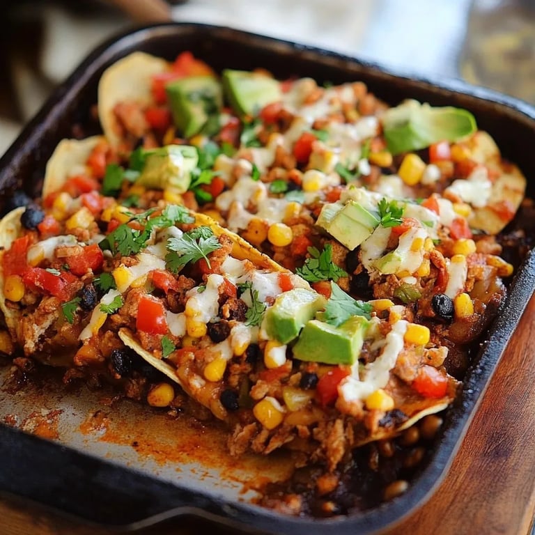 Mexikanischer Reis aus dem Ofen