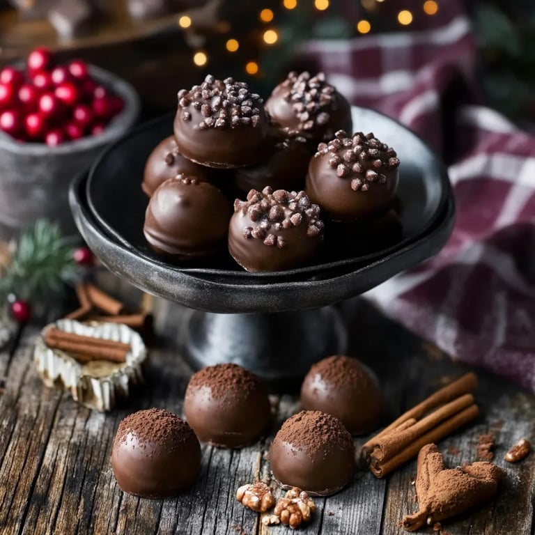 Spekulatius Kugeln - Pralinen für Weihnachten