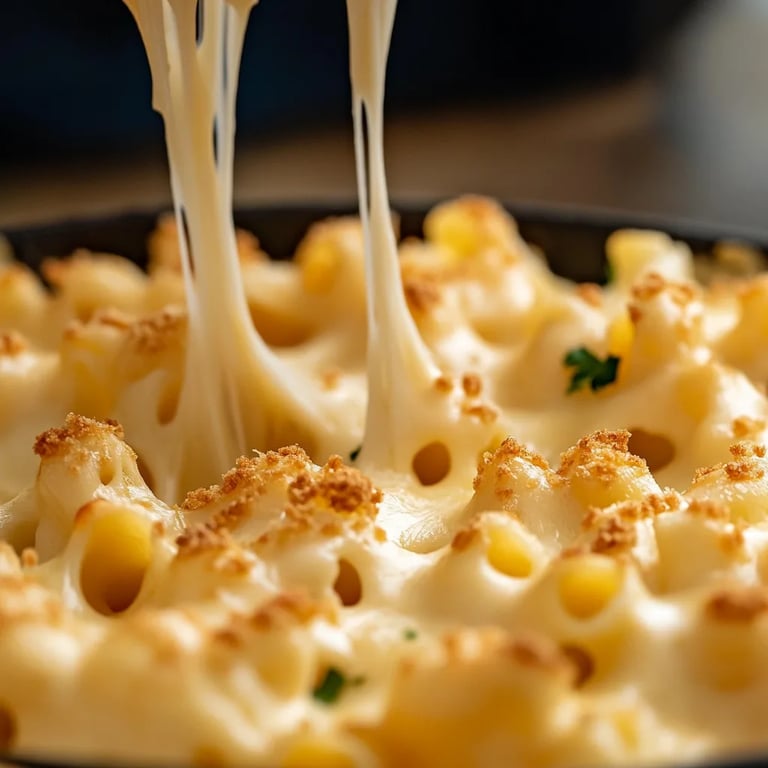 Easy Baked Mac and Cheese with a Crunchy Top