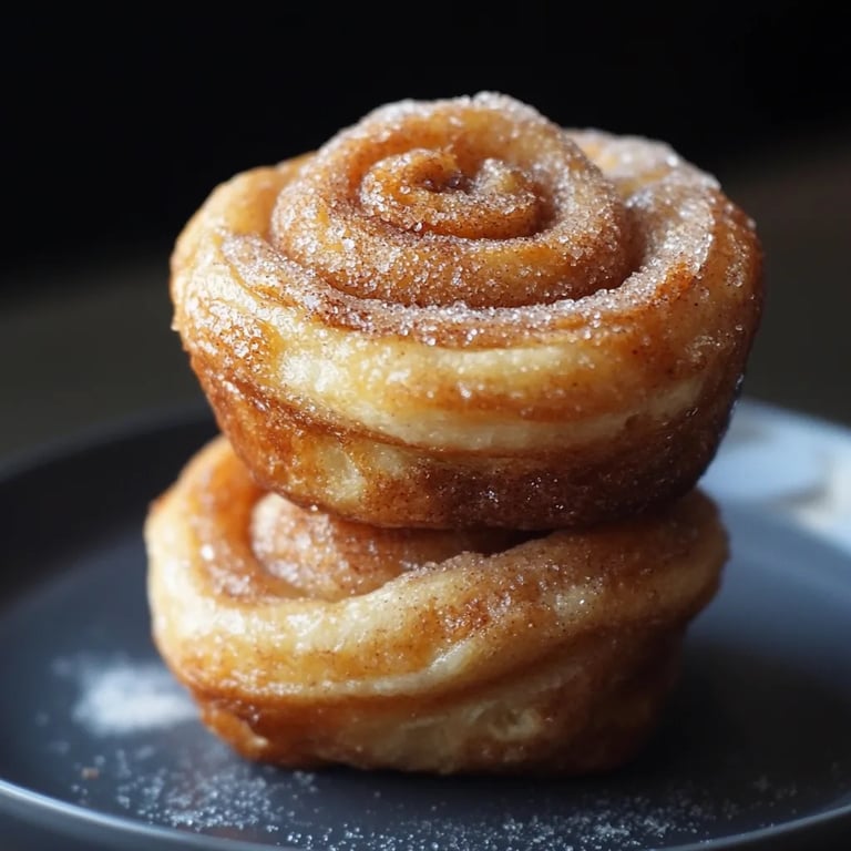 Flaky Gluten Free Cinnamon Cruffins