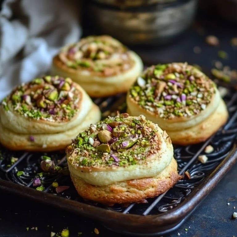Spritzgebäck mit Pistazien