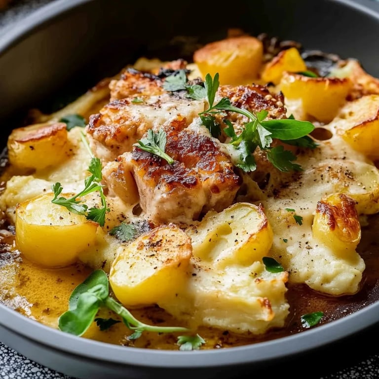 Blumenkohlauflauf mit Kartoffeln