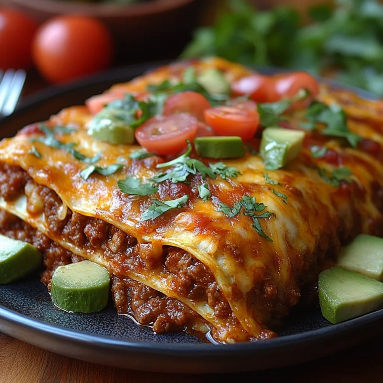 Einfache Käse-Rinderhack-Enchiladas: Ein Unglaubliches Ultimatives Rezept mit 5 Zutaten