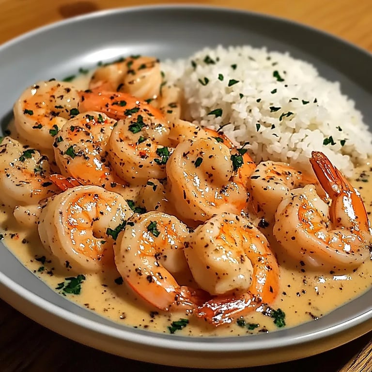 Creamy Garlic Shrimp