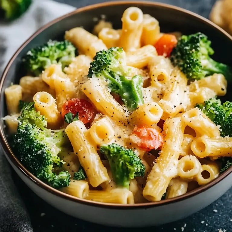 Sahnige Brokkoli Nudeln