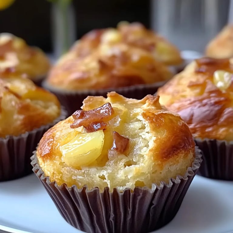 Zwiebelkuchen-Muffins