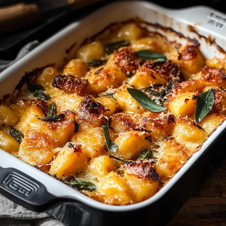 Kürbis-Gnocchi-Auflauf