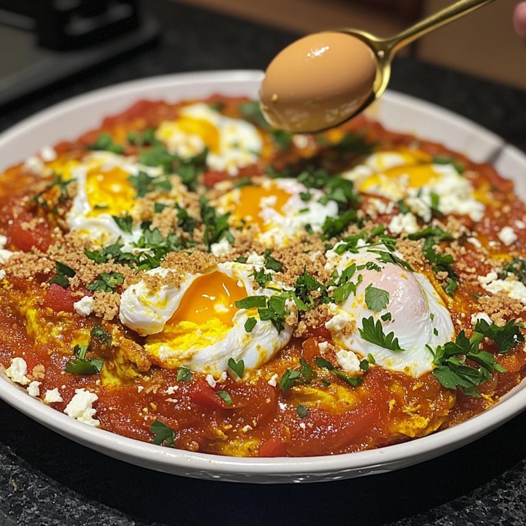 Internationale-Küche-Shakshuka mit Feta