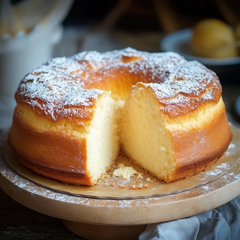Wolkenkuchen ohne Mehl & ohne Backen