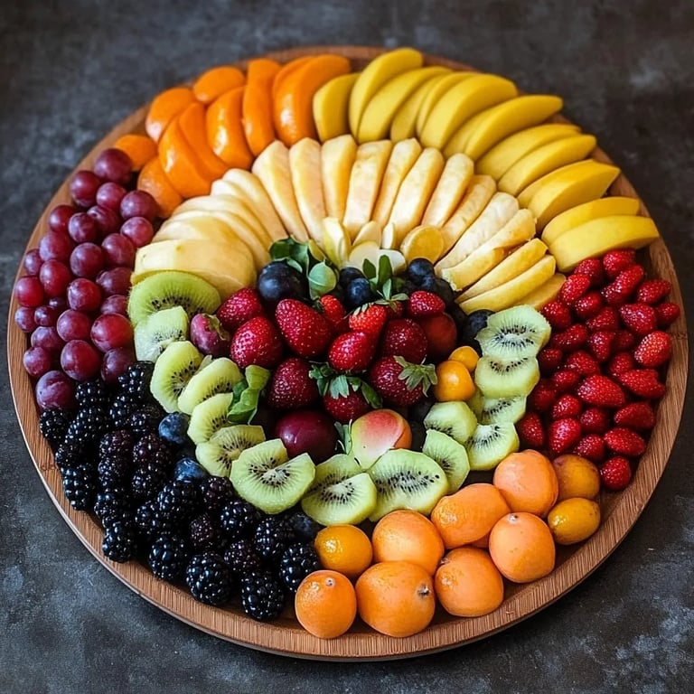 Easy Turkey Fruit Platter