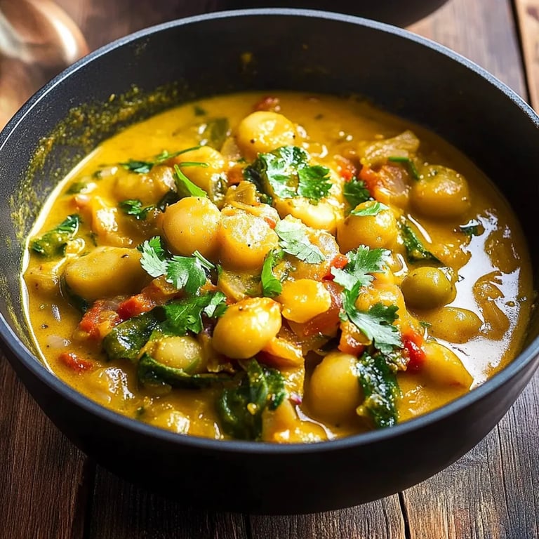 Rosenkohl-Curry mit Kichererbsen