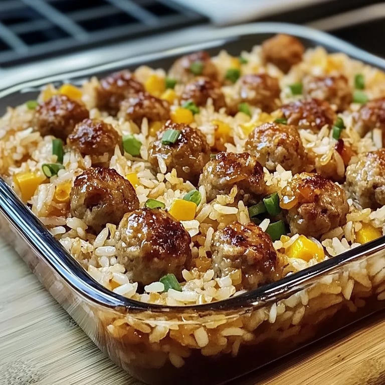 Honey Garlic Meatball Rice Bake: An Incredible Ultimate Recipe