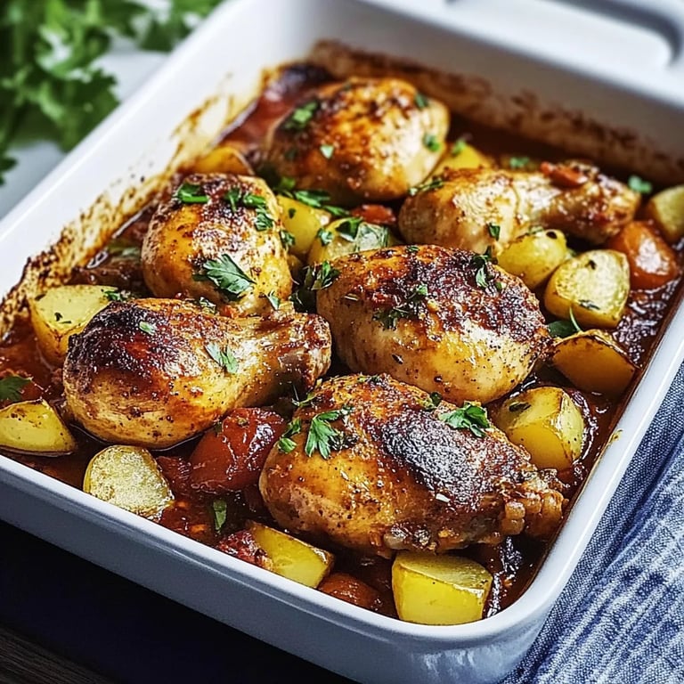 Pollo fino – würziges Hähnchen aus dem Ofen