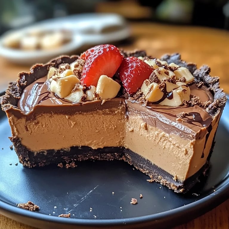 No Bake Peanut Butter Pie