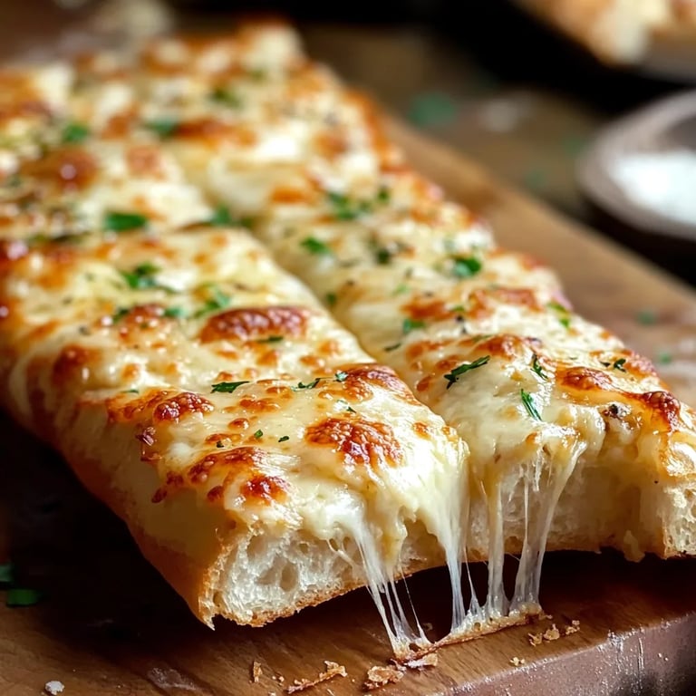 Cheesy Garlic Bread Recipe
