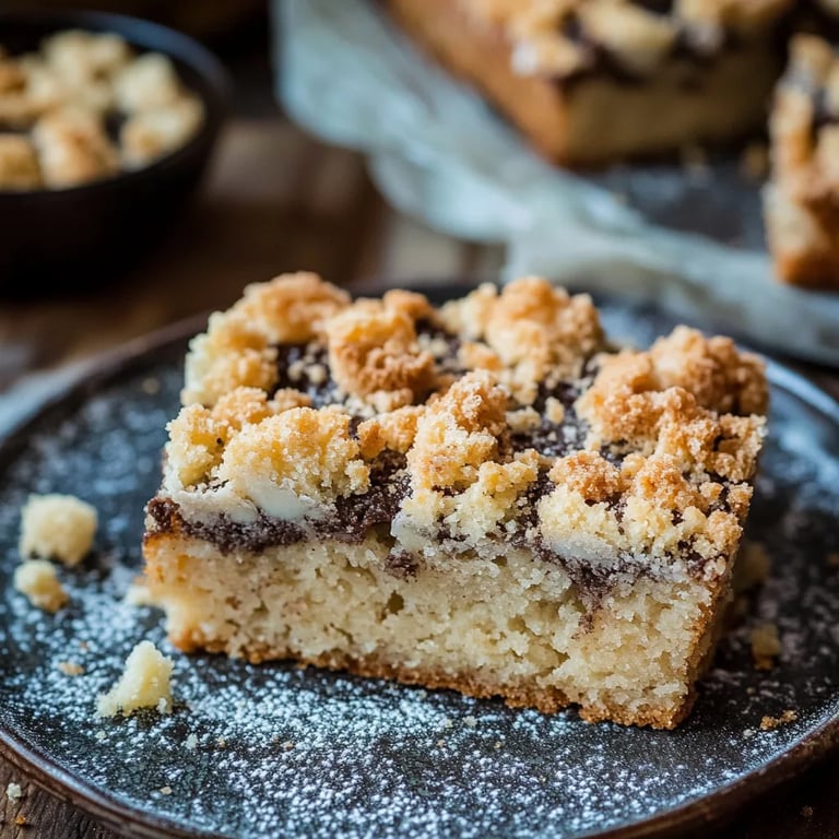 Saftiger Mohnkuchen mit Streusel