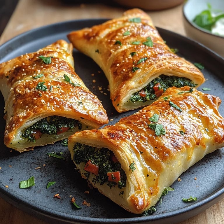 Vegetarian Spinach Puffs: The Amazing Ultimate Recipe for 6 People