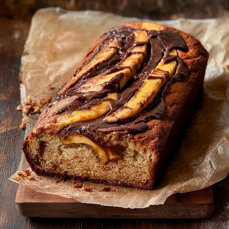 Schokoladen-Bananenbrot