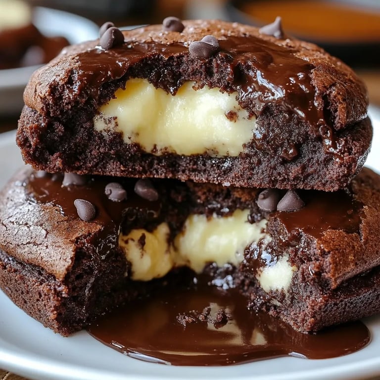 Schmelzende Brownie-Kekse