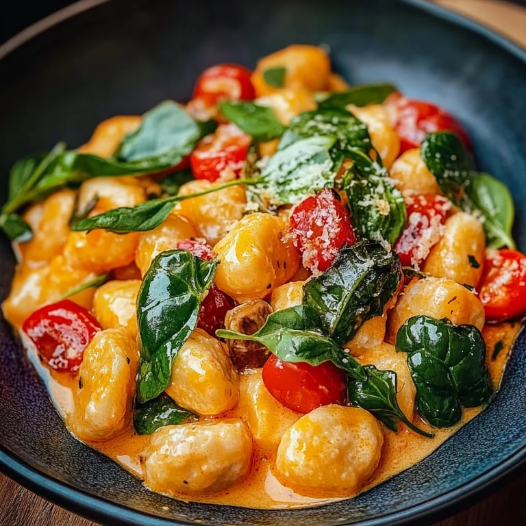 Schnelle Gnocchi-Pfanne mit Tomate & Spinat: Ein Unglaubliches Ultimatives Rezept