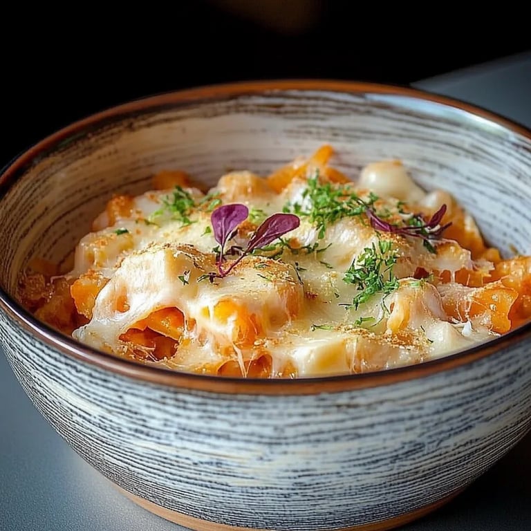 SANNES MAKKARONI-HÄHNCHEN-AUFLAUF