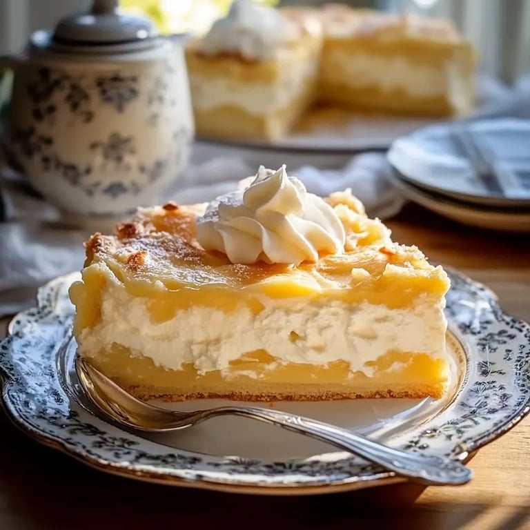 Festlicher Kuchen mit Pudding