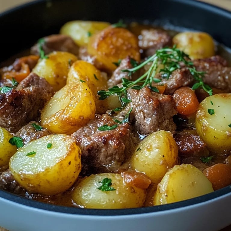 Kartoffel-Auflauf Mit Hackfleisch Und Lauch