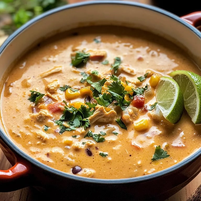 Creamy Chicken Taco Soup