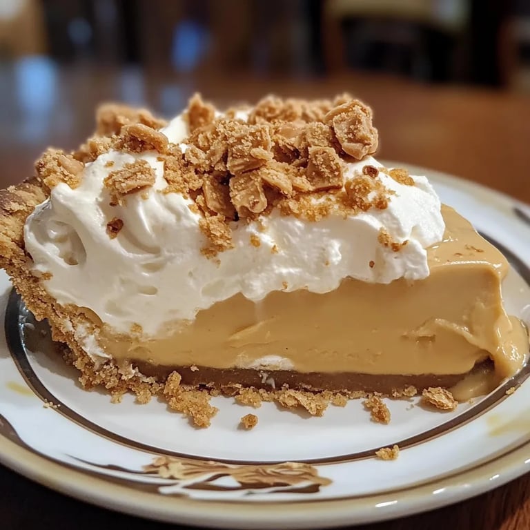 Amish Peanut Butter Cream Pie