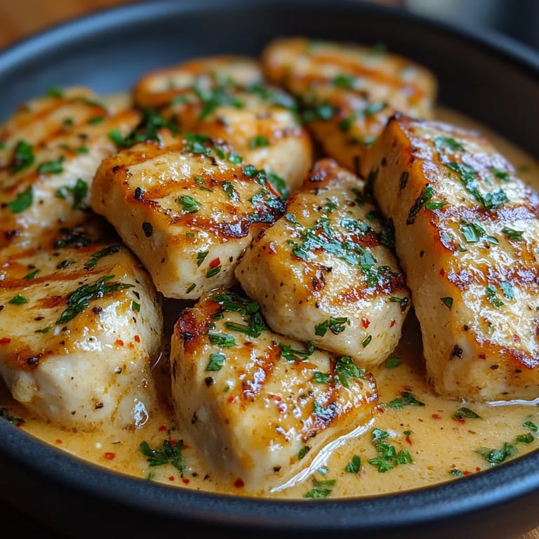 <p>Filete de Pollo en Salsa Picante y Cremosa de Parmesano: Una Increíble Receta Última</p>