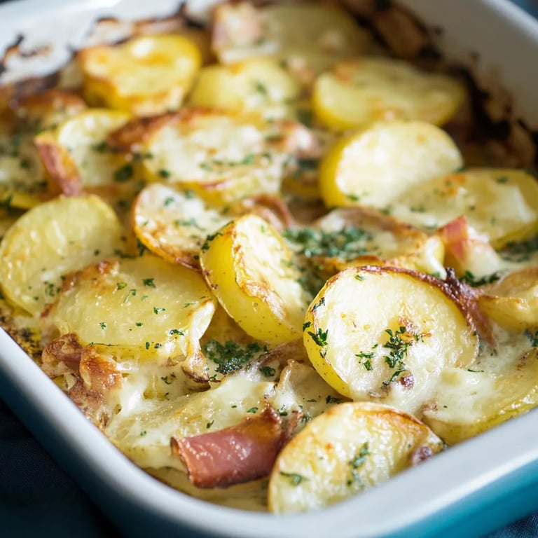 Kartoffel-Kohlrabi-Auflauf aus dem Ofen