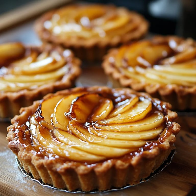 Salted Caramel Apple Tarts