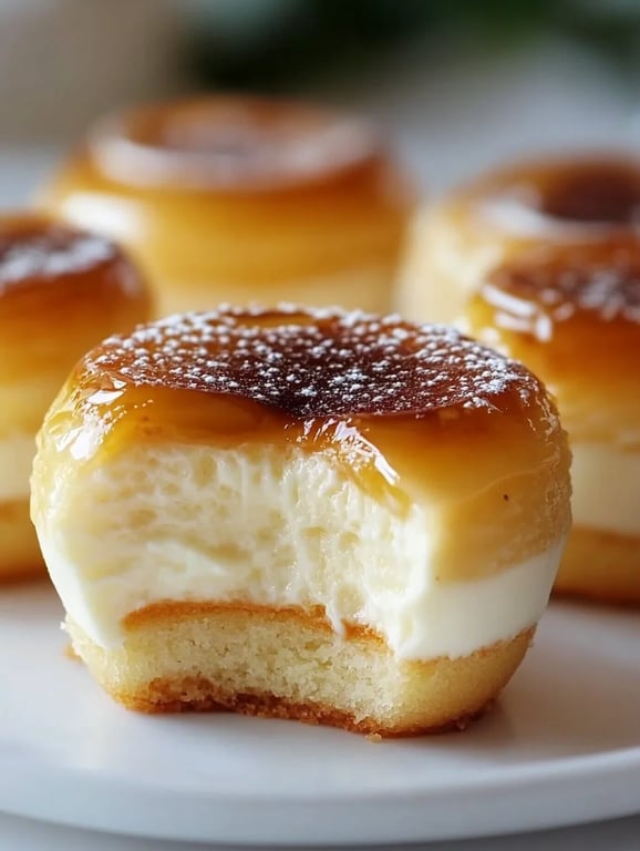 Delicious Vanilla Bean Crème Brûlée Cheesecake Cupcakes